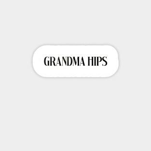 grandma hips Sticker